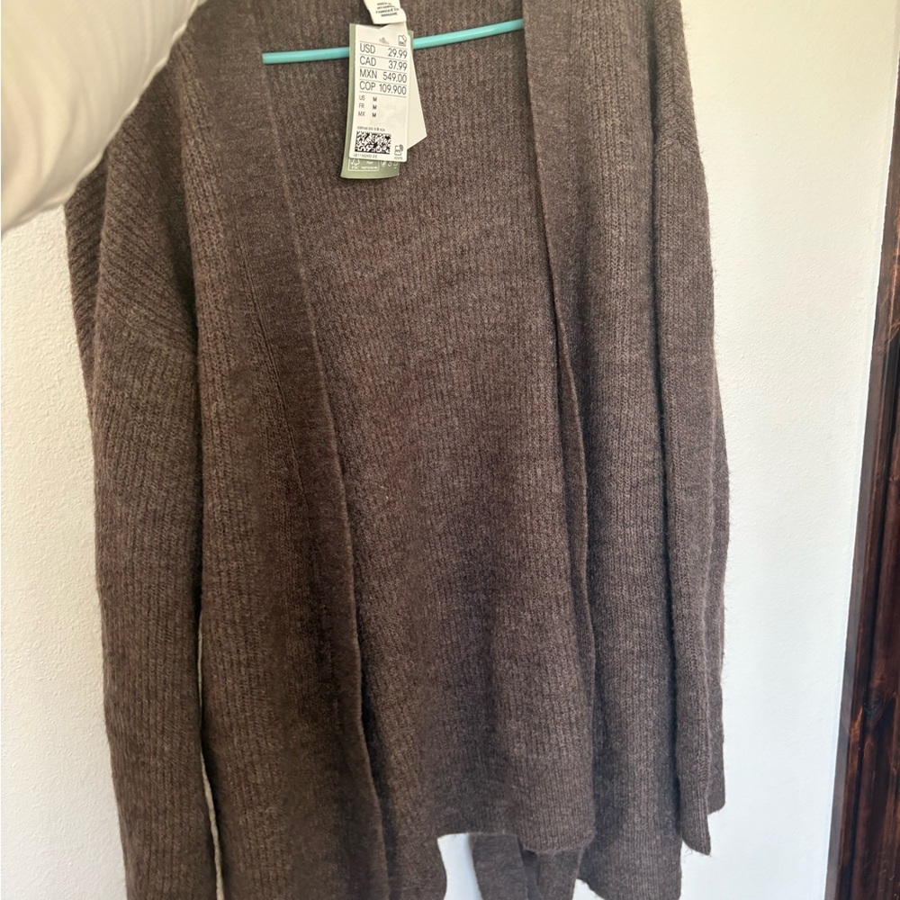 Cozy Brown Cardigan H&M